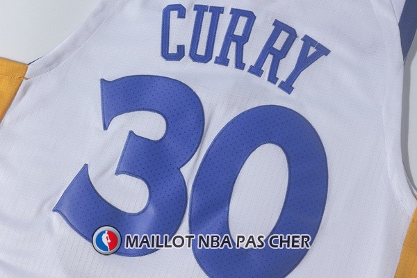 Nike Maillot Golden State Warriors Curry 30 2017-18 Blanc